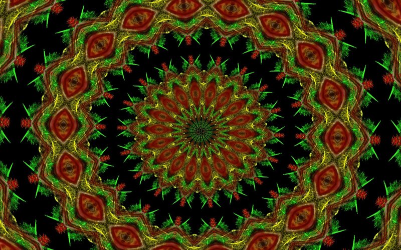 colorful mandala pattern