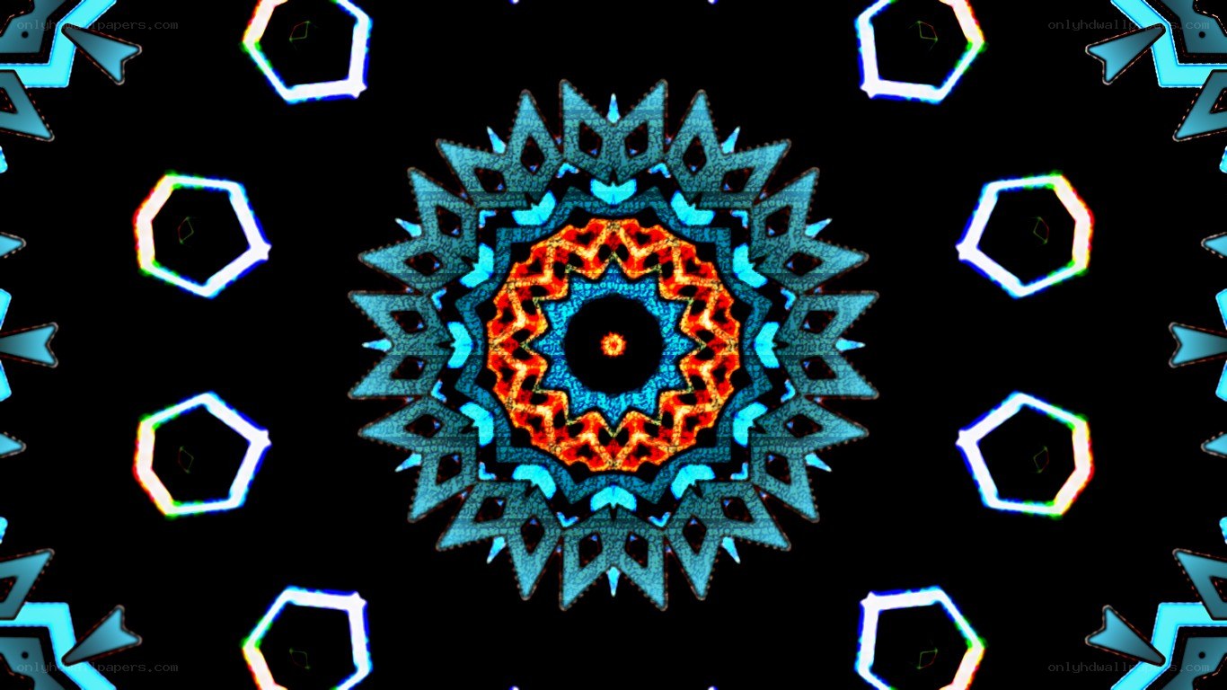 colorful mandala pattern