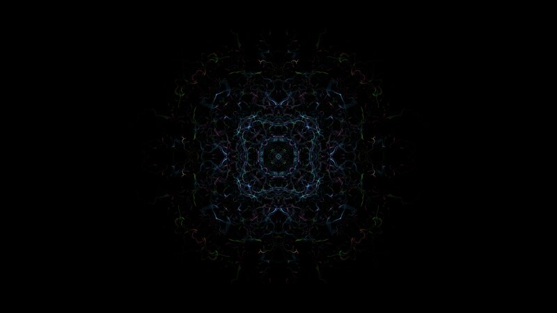 Colorful Mandala Pattern — Blue, Calm