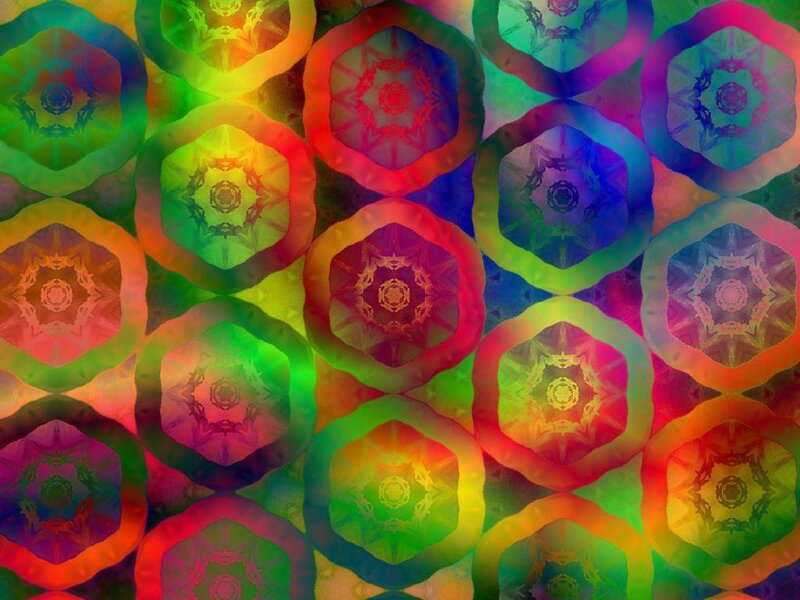 Colorful Mandala Pattern — Green
