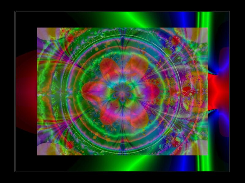 Colorful Mandala Pattern — Green, Vibrant