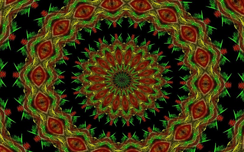 colorful mandala pattern