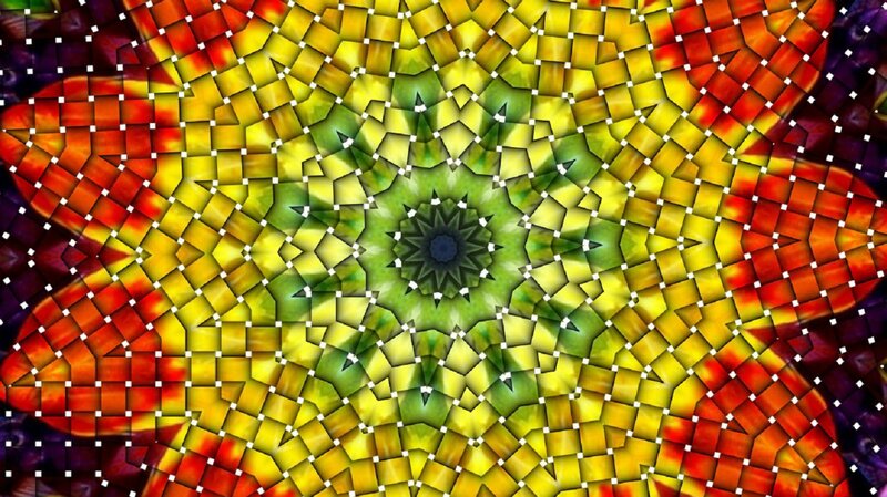 Colorful Mandala Pattern — Yellow, Vibrant
