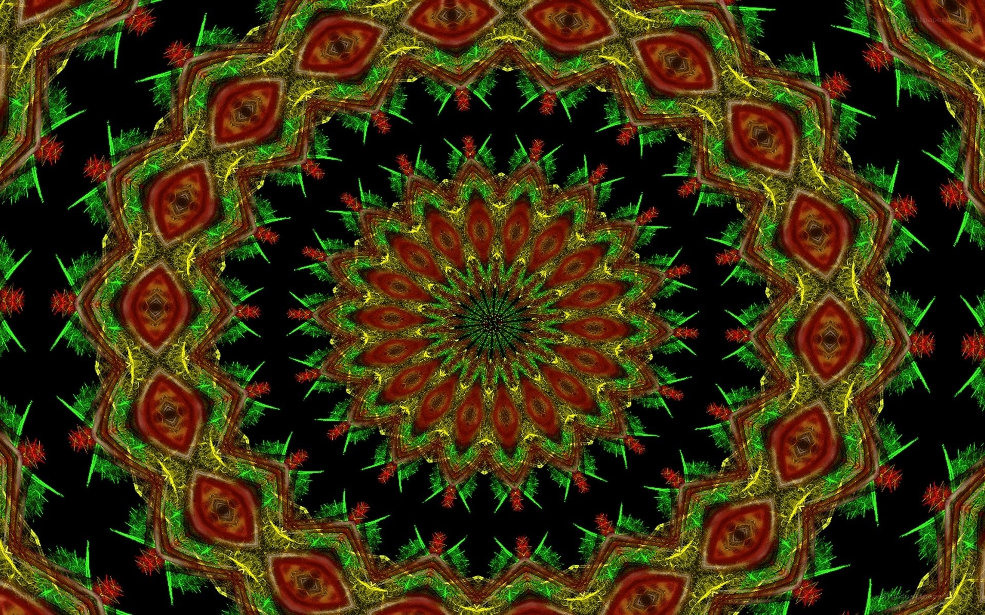 colorful mandala pattern
