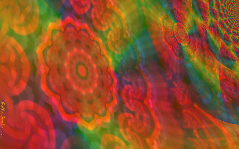 Colorful Mandala Patterns — Red