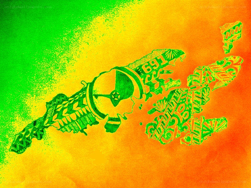 colorful map art illustration