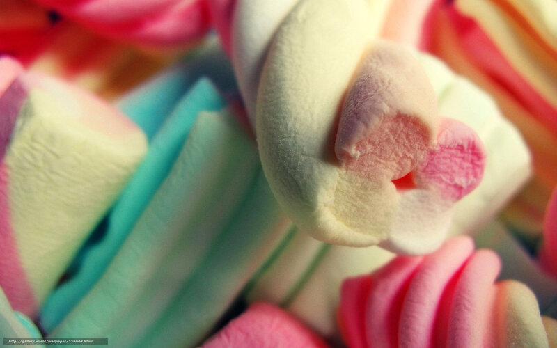 Colorful Marshmallows — Pink, Sweet, Photograph, Candy, Sweets