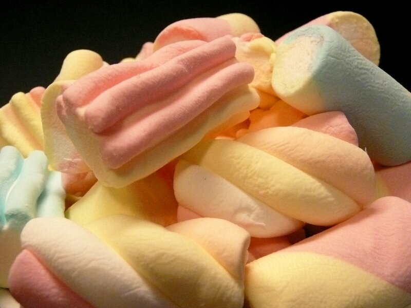 Colorful Marshmallows — Pink, Sweet, Photograph, Candy