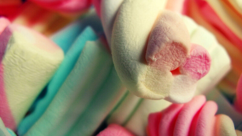 Colorful Marshmallows — Pink