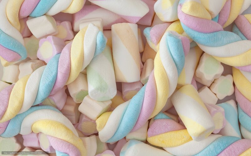 colorful marshmallows