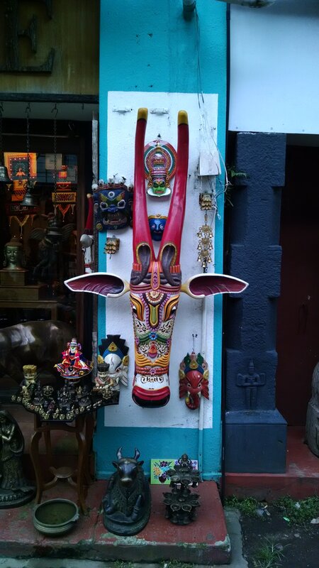 Colorful Mask on Wall