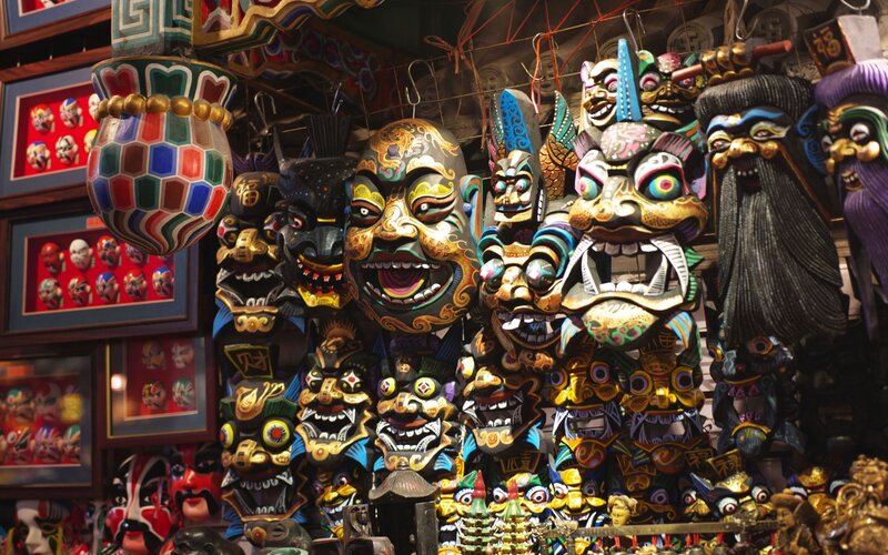 Colorful masks for sale