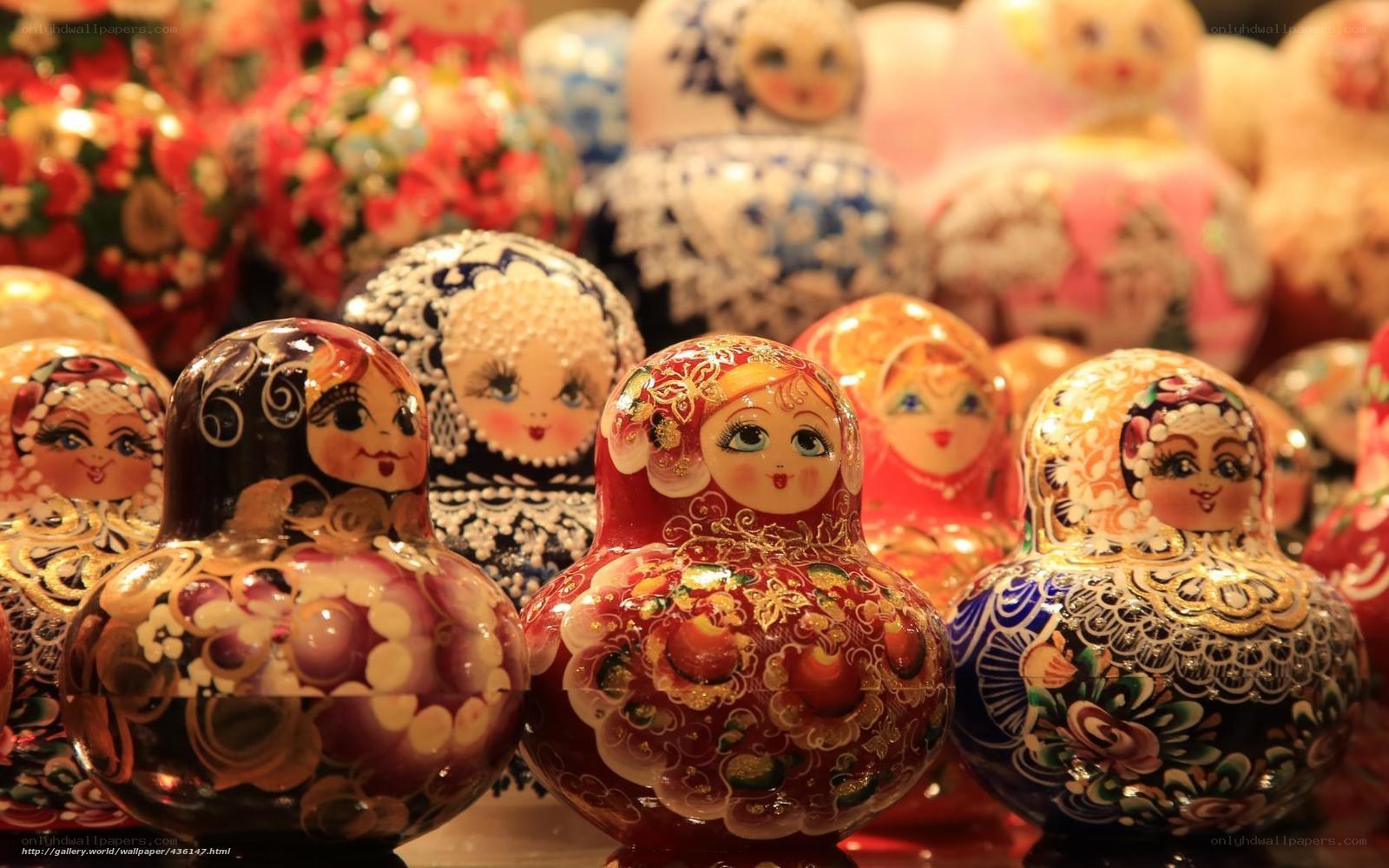 Colorful Matryoshka Dolls