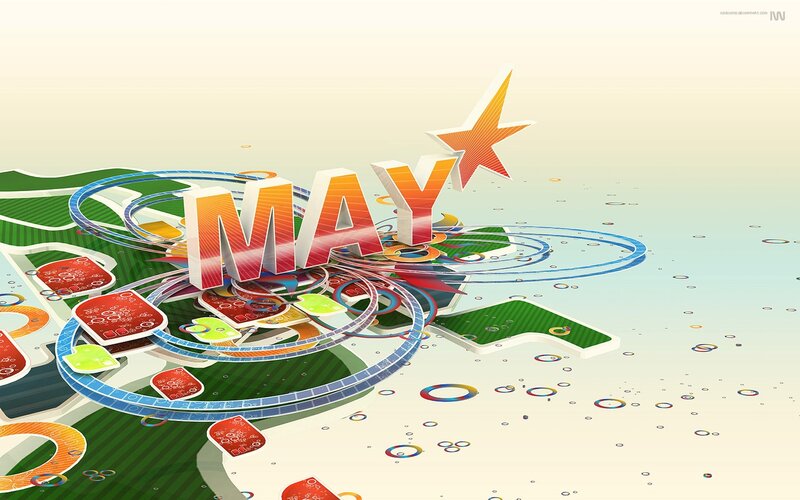 Colorful May design