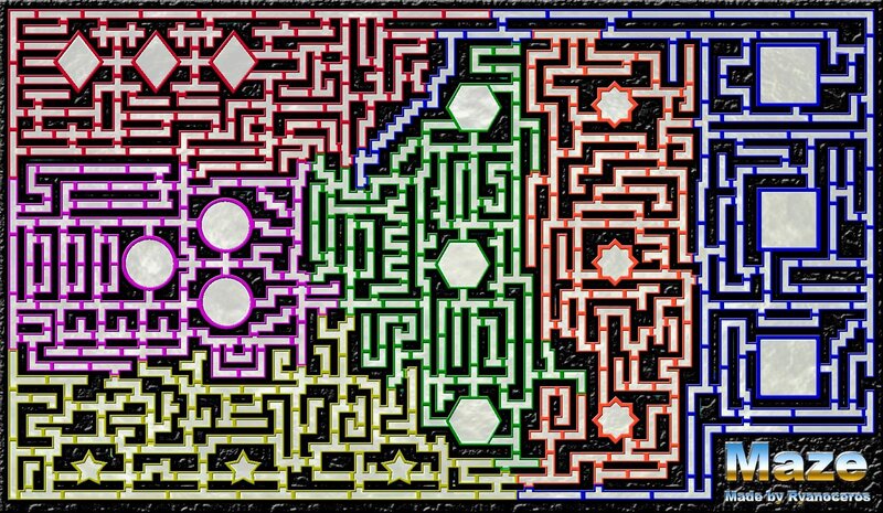Colorful Maze Design