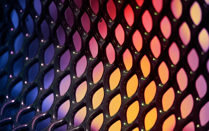 colorful mesh pattern