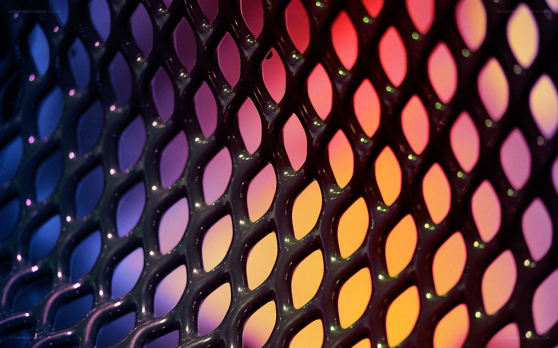 colorful mesh pattern