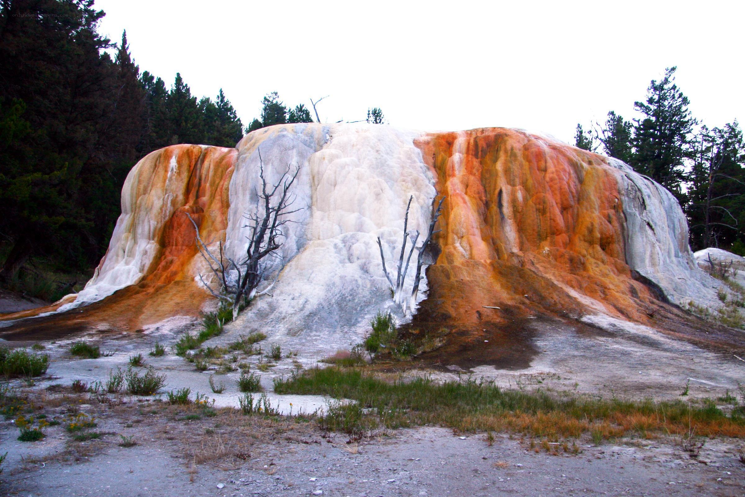 colorful mineral formation
