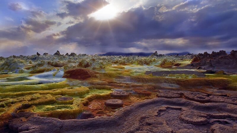 Colorful Mineral Formations