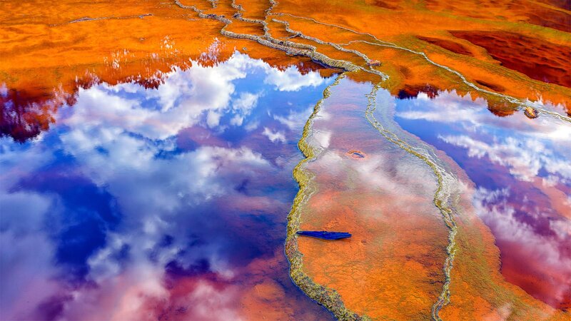 Colorful Mineral Pools