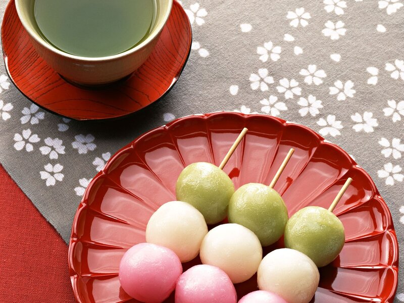 Colorful Mochi Balls — Red, Serene