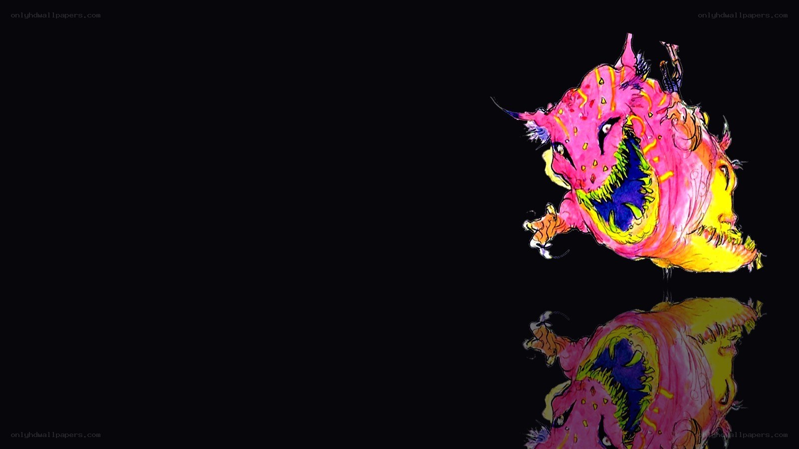 colorful monster illustration