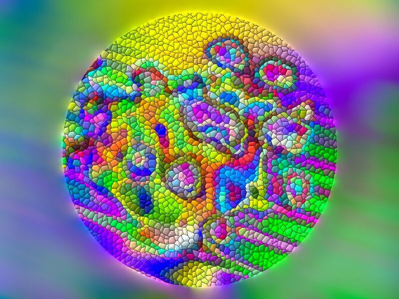 Colorful Mosaic Circle