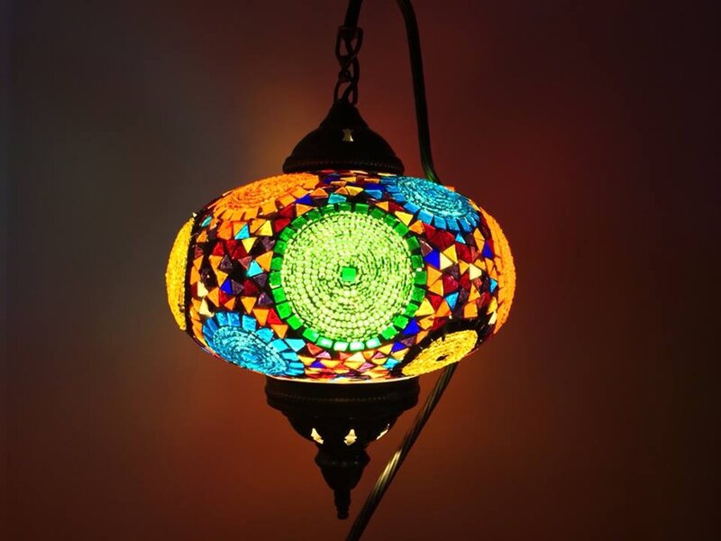 Colorful Mosaic Lamp