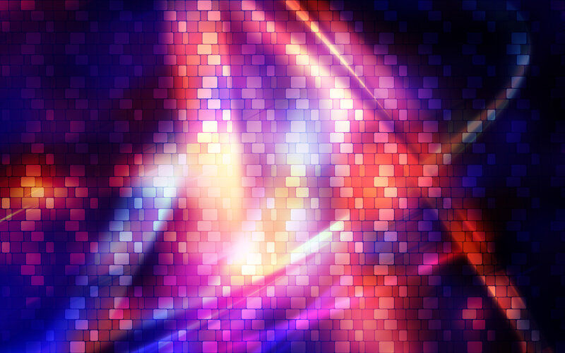 colorful mosaic light effect