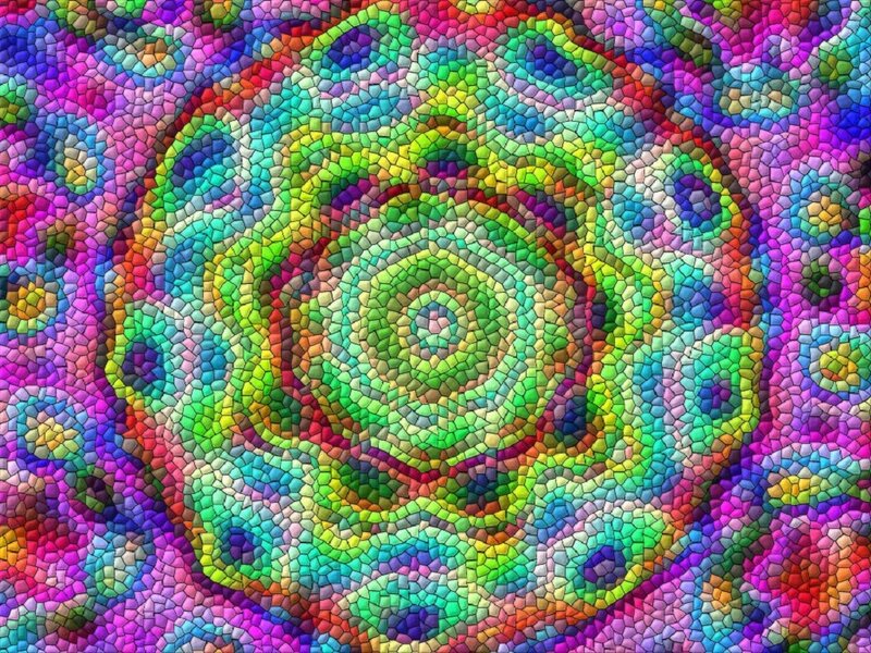 Colorful Mosaic Mandala