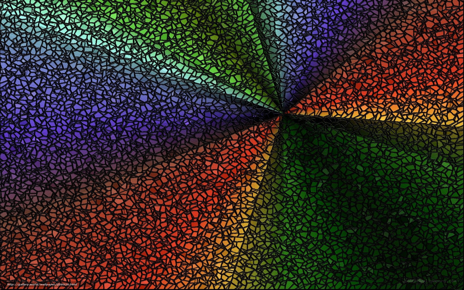 Colorful mosaic pattern