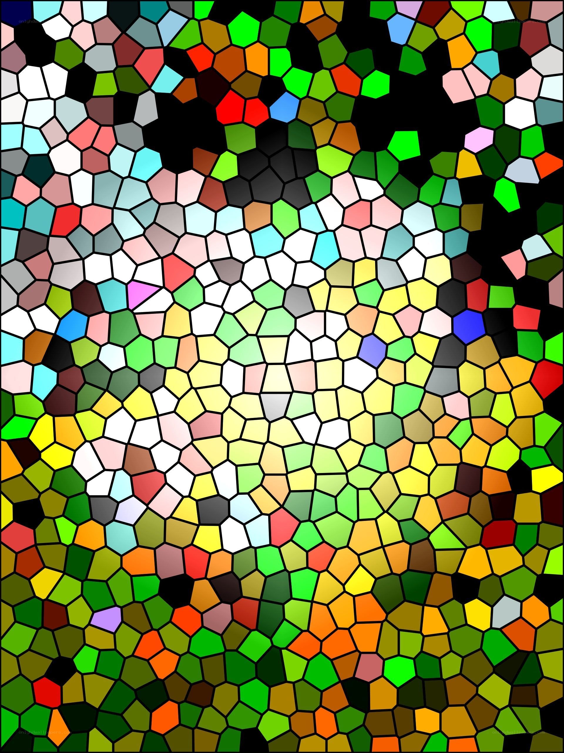 colorful mosaic pattern