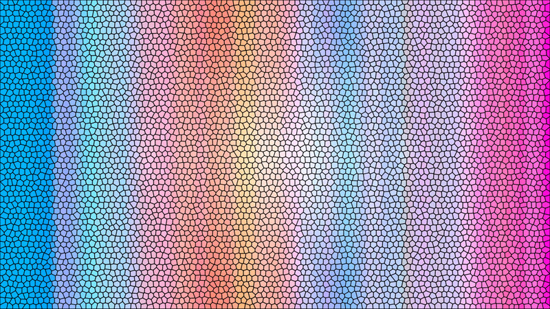Colorful Mosaic Pattern — Blue
