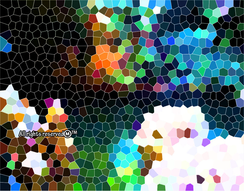 Colorful Mosaic Pattern — Blue, Vibrant, Abstract, Tiles, Colors