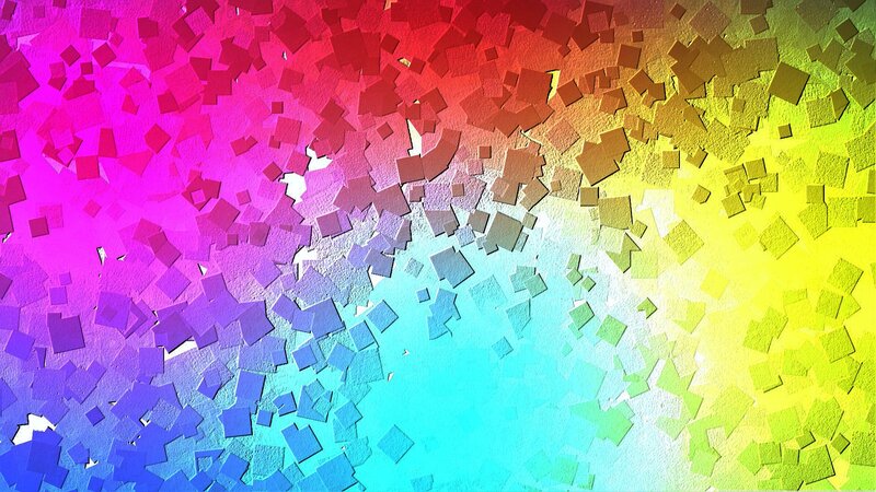 Colorful Mosaic Pattern — Pink