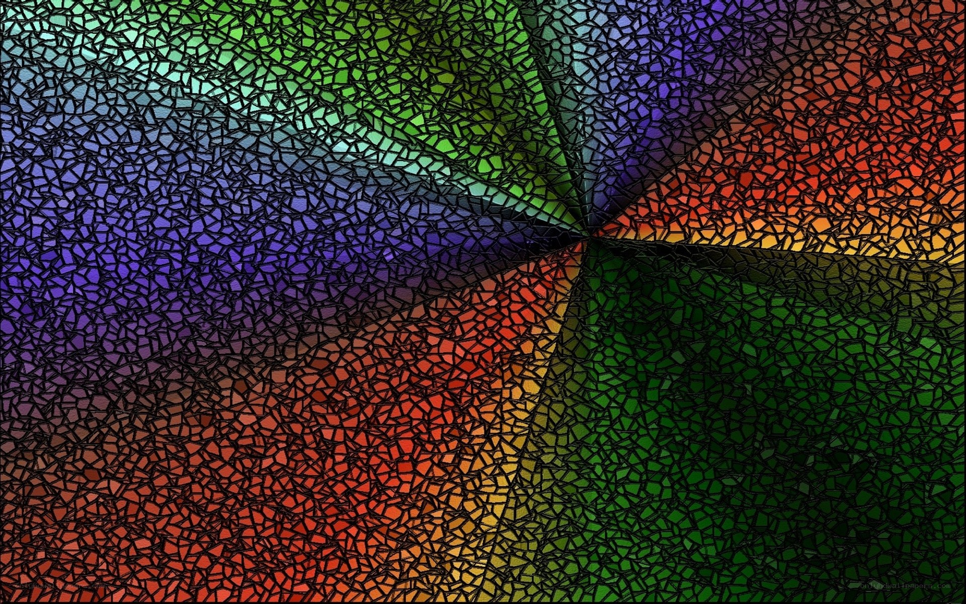 Colorful mosaic pattern