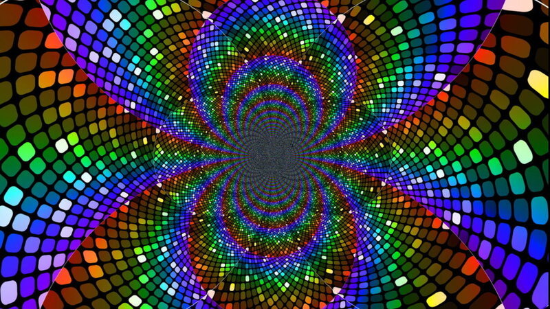 Colorful Mosaic Tunnel