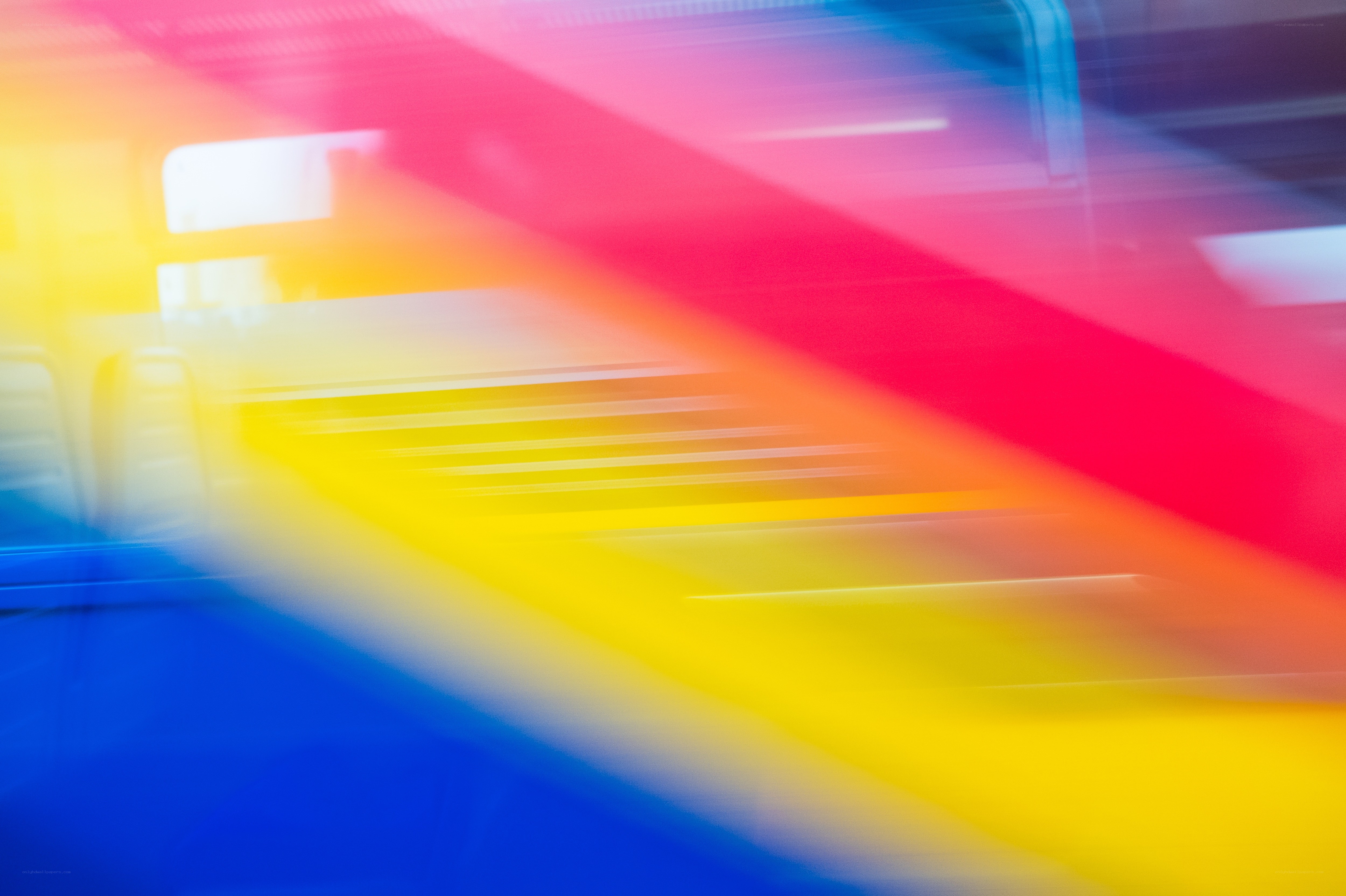 Colorful motion blur abstract