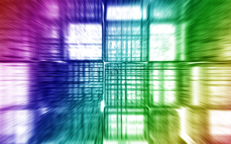 colorful motion blur grid