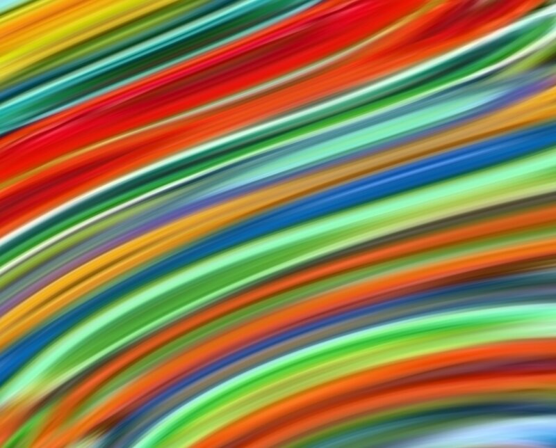 Colorful Motion Blur Lines