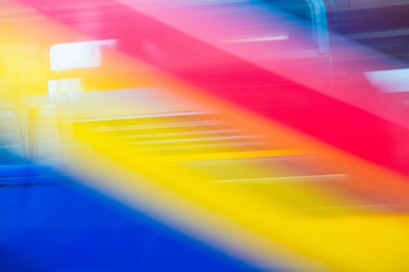 Colorful Motion Blur — Yellow