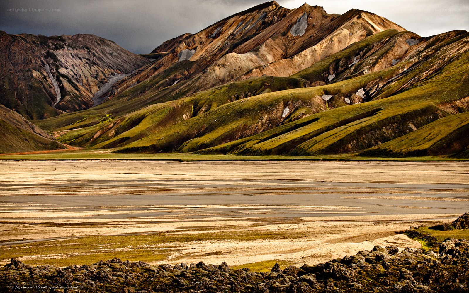 Colorful mountain landscape