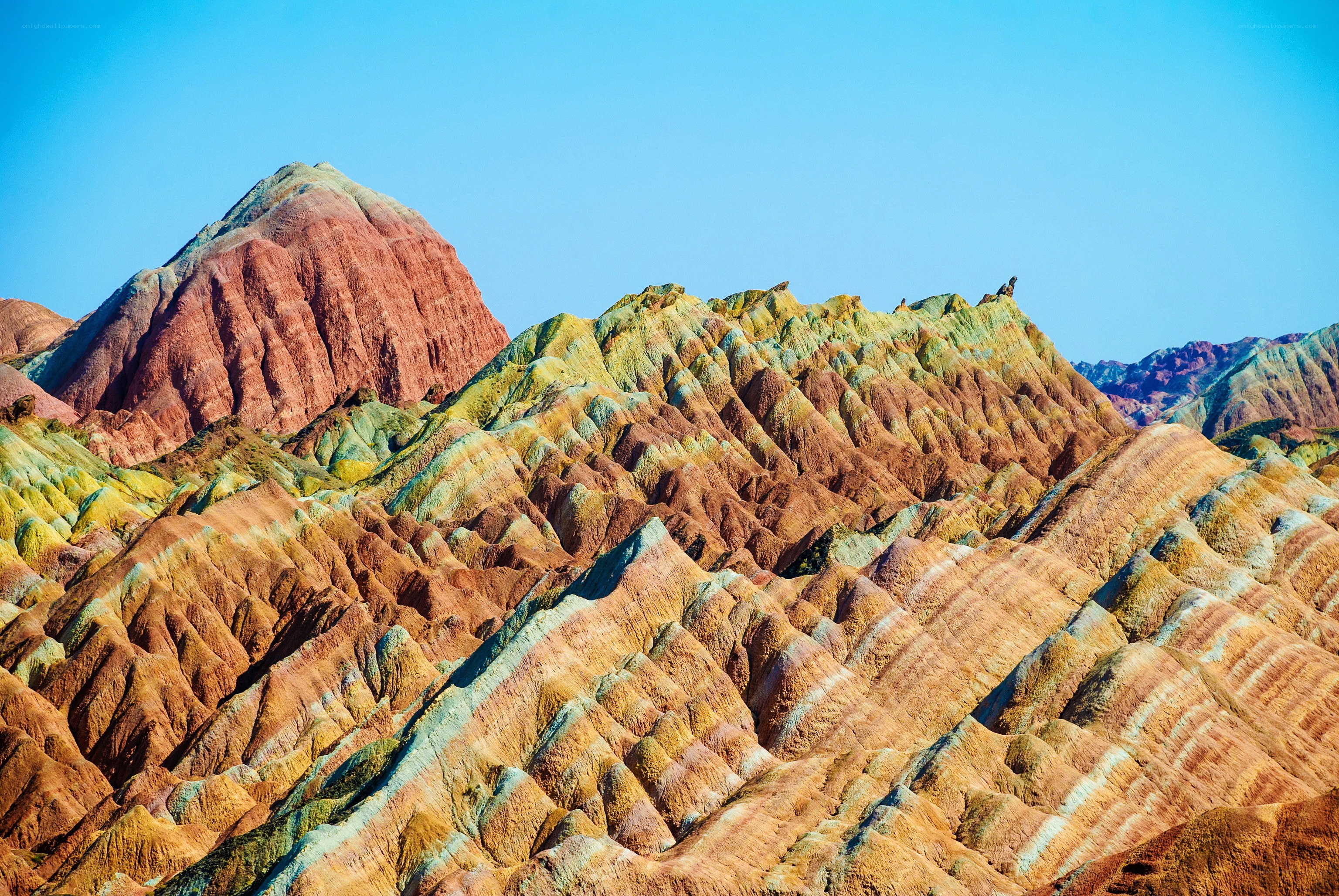 Colorful mountain landscape
