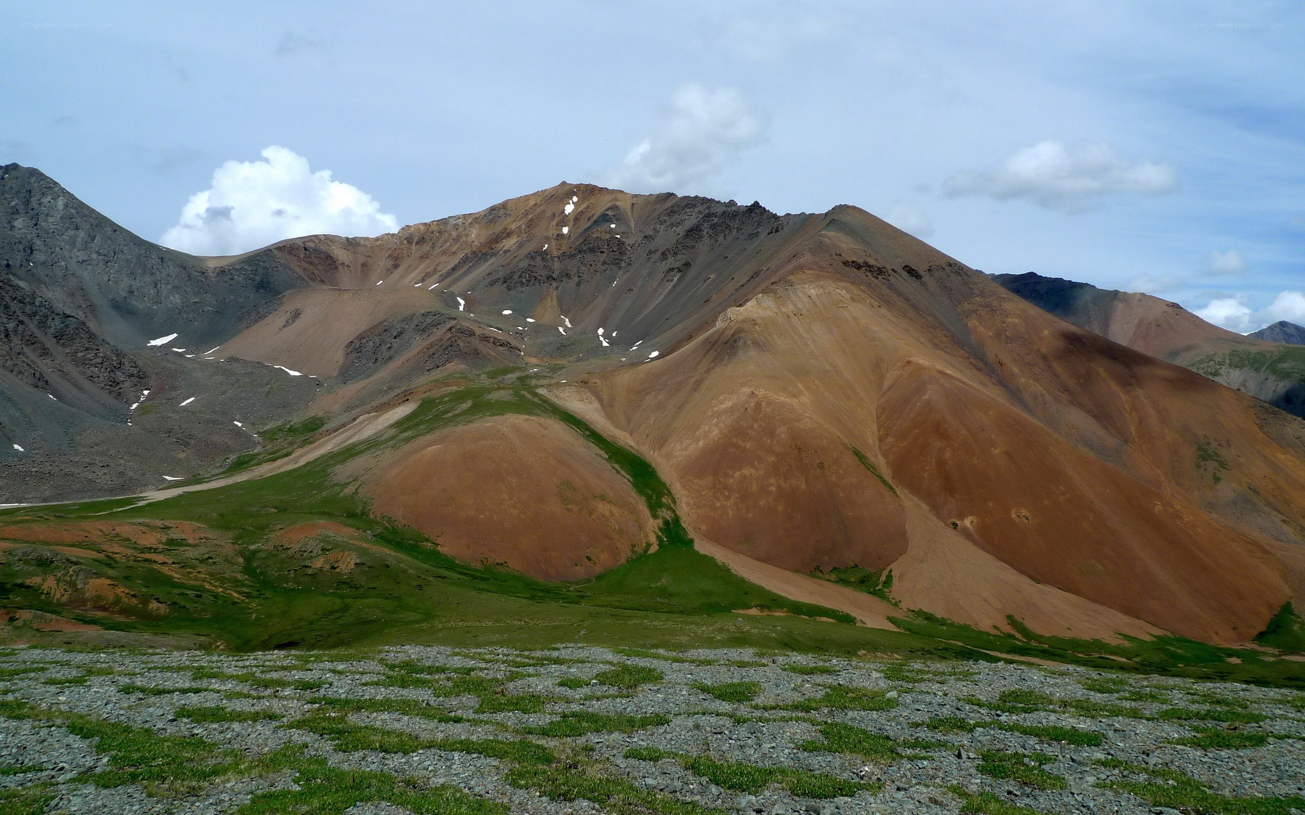 colorful mountain landscape