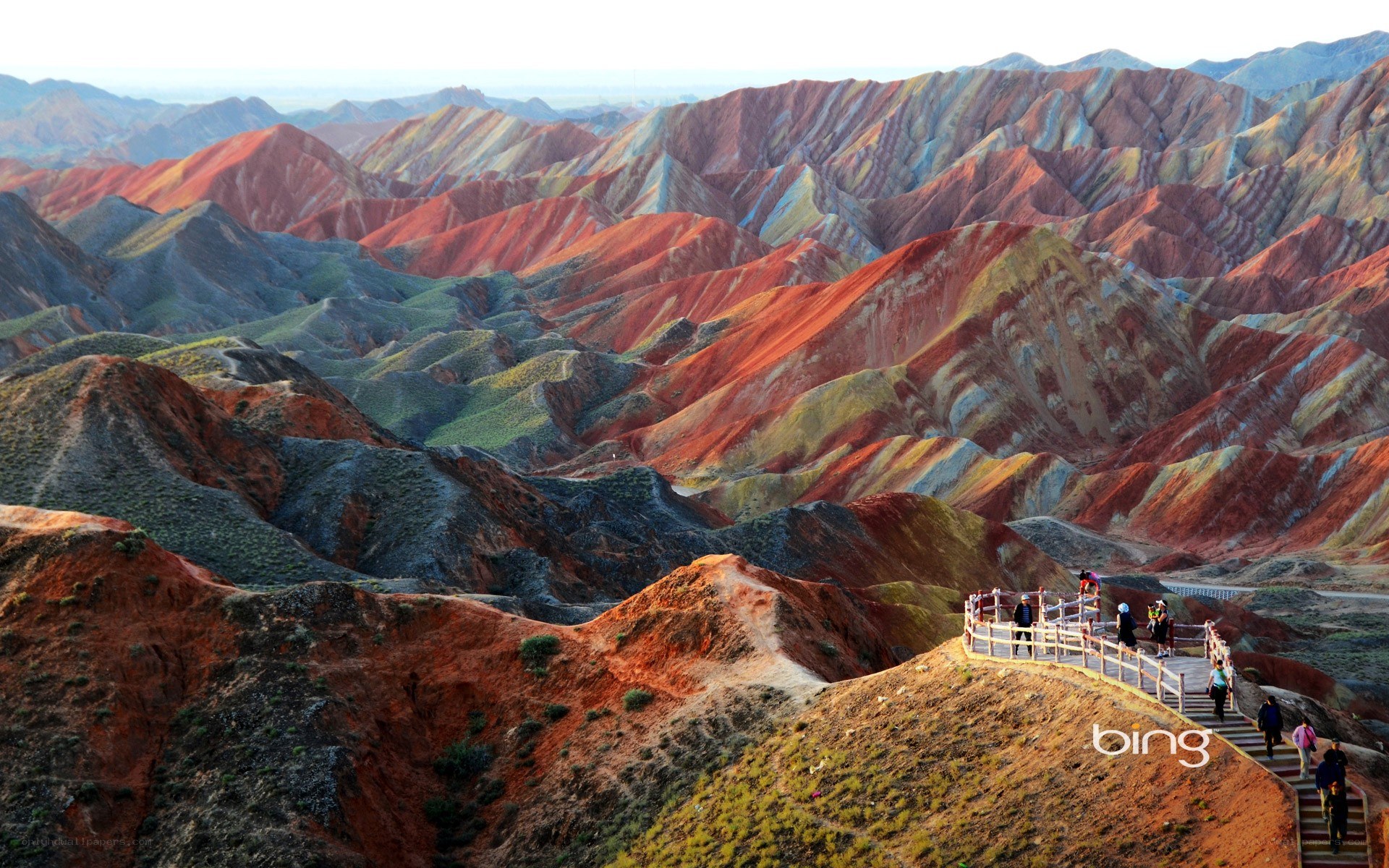 Colorful mountain landscape