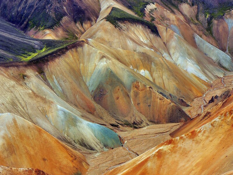 Colorful Mountain Landscape — Brown