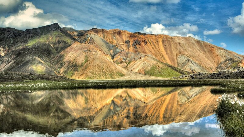 Colorful Mountain Reflection
