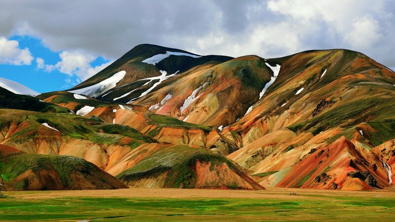 Colorful Mountains — Green