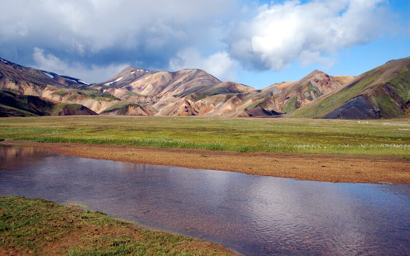 Colorful Mountains Landscape