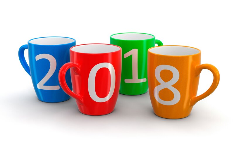 Colorful Mugs with Numbers